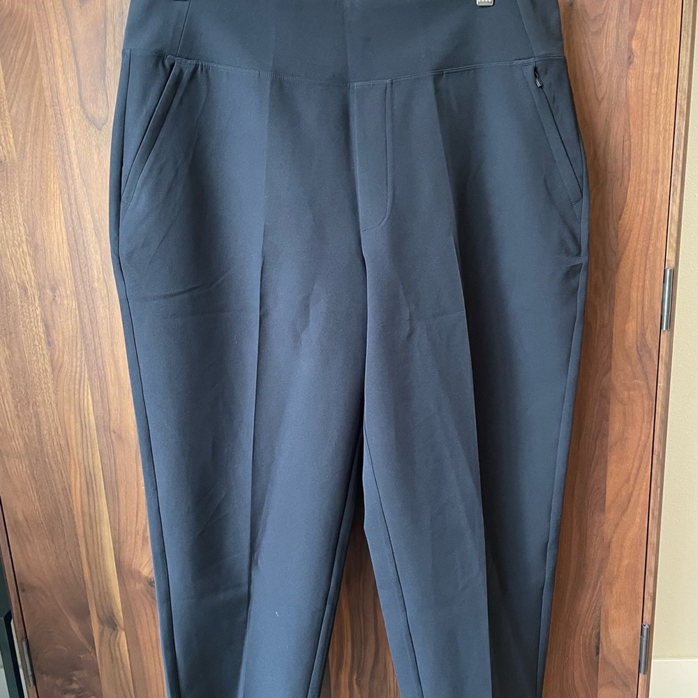 Athleta Black High-Waist Tapered Pants